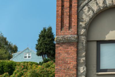 Restored Brick Facade